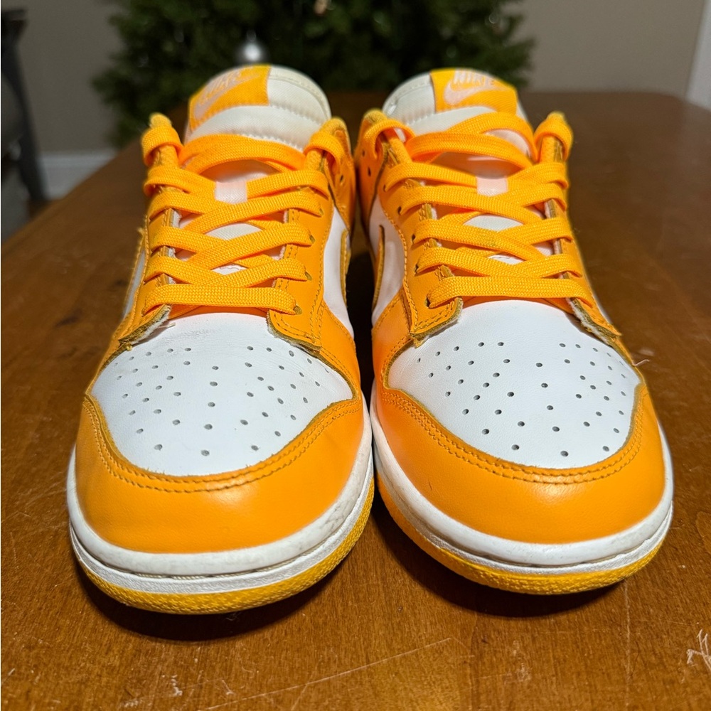 Women’s Nike Dunk Low Laser Orange Sneakers - Picture 2 of 10
